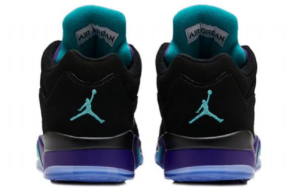 Nike Air Jordan 5 Low Tops Golf Retro Basketball Sko Til Mænd Sort