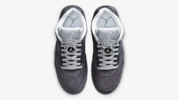 Nike Air Jordan 5 Low Tops Golfsko Til Damer Grå