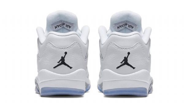 Nike Air Jordan 5 Low Tops Gs Sko Til Mænd Hvid Sort