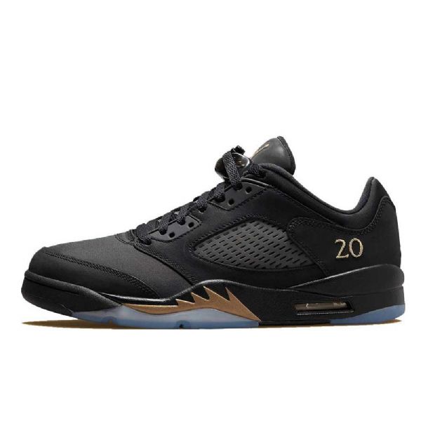 Nike Air Jordan 5 Low Tops Wings Class Of 2020-2021 Sko Til Mænd Sort