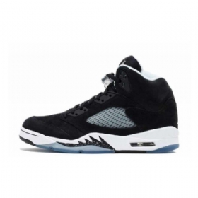 Nike Air Jordan 5 Oreo Sko Til Damer Sort