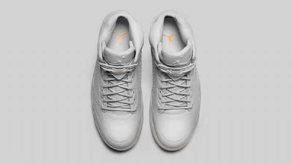 Nike Air Jordan 5 Premium Pure Platinum Sko Til Mænd Hvid