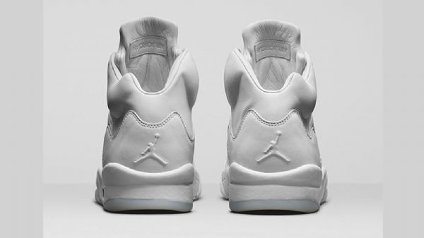 Nike Air Jordan 5 Premium Pure Platinum Sko Til Mænd Hvid