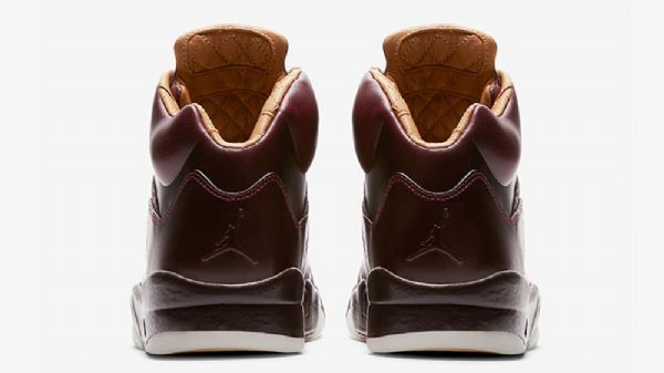 Nike Air Jordan 5 Premium Sko Til Mænd Burgundy