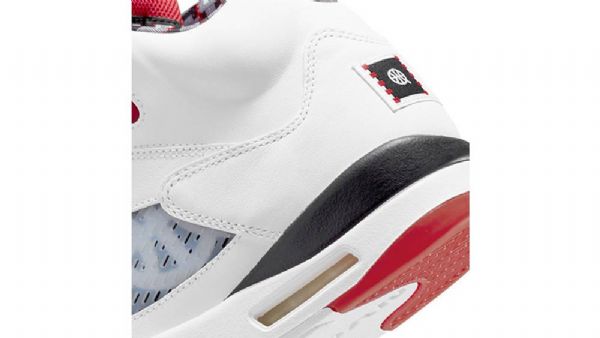 Nike Air Jordan 5 Quai 54 Sko Til Mænd Hvid