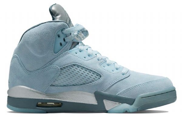 Nike Air Jordan 5 Retro Basketball Sko Til Damer Blå
