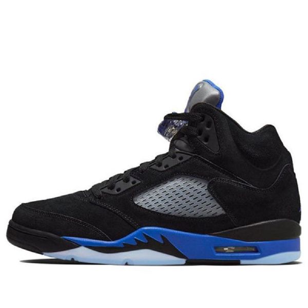 Nike Air Jordan 5 Retro Basketball Sko Til Mænd Blå