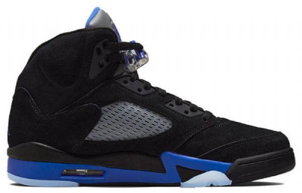 Nike Air Jordan 5 Retro Basketball Sko Til Mænd Blå