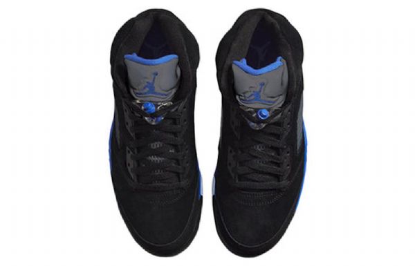 Nike Air Jordan 5 Retro Basketball Sko Til Mænd Blå