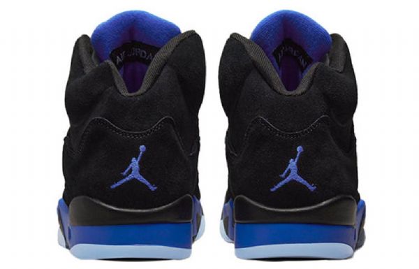 Nike Air Jordan 5 Retro Basketball Sko Til Mænd Blå