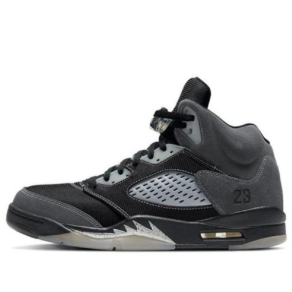 Nike Air Jordan 5 Retro Basketball Sko Til Mænd Grå