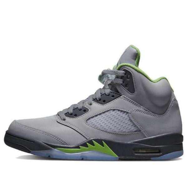 Nike Air Jordan 5 Retro Basketball Sko Til Mænd Grøn