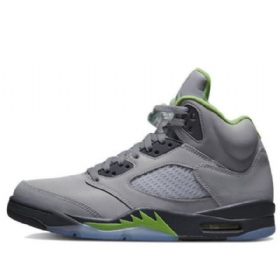 Nike Air Jordan 5 Retro Basketball Sko Til Mænd Grøn