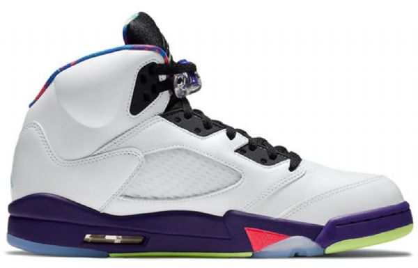 Nike Air Jordan 5 Retro Basketball Sko Til Mænd Hvid