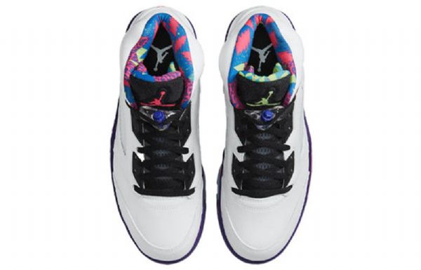 Nike Air Jordan 5 Retro Basketball Sko Til Mænd Hvid