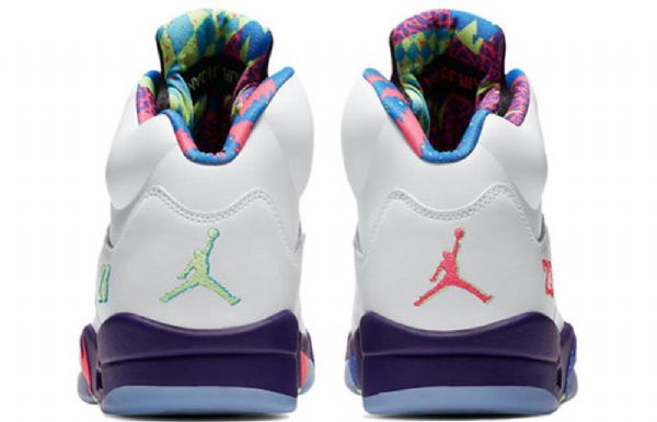 Nike Air Jordan 5 Retro Basketball Sko Til Mænd Hvid