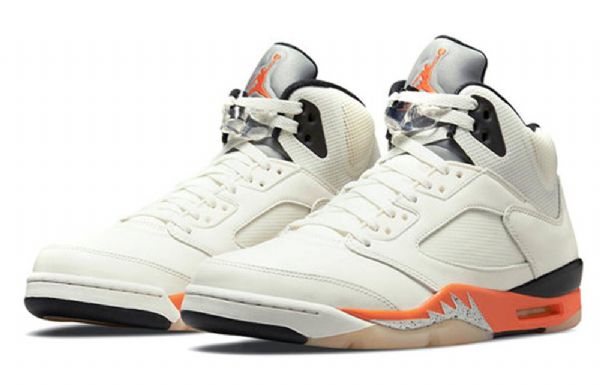 Nike Air Jordan 5 Retro Basketball Sko Til Mænd Khaki