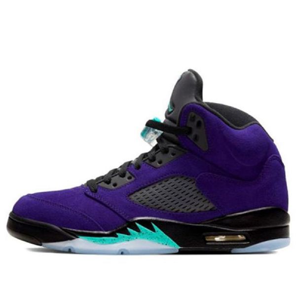 Nike Air Jordan 5 Retro Basketball Sko Til Mænd Lilla