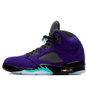 Nike Air Jordan 5 Retro Basketball Sko Til Mænd Lilla