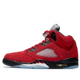 Nike Air Jordan 5 Retro Basketball Sko Til Mænd Rød