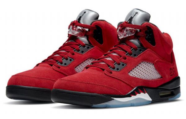 Nike Air Jordan 5 Retro Basketball Sko Til Mænd Rød
