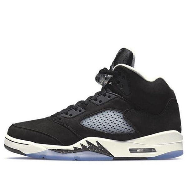 Nike Air Jordan 5 Retro Basketball Sko Til Mænd Sort