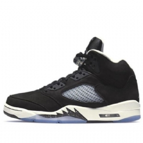 Nike Air Jordan 5 Retro Basketball Sko Til Mænd Sort