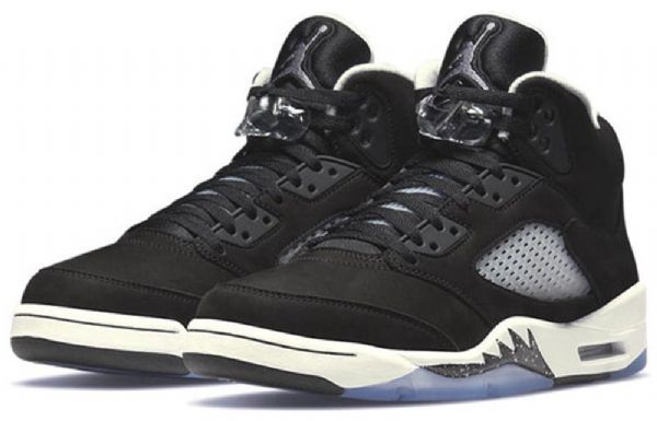 Nike Air Jordan 5 Retro Basketball Sko Til Mænd Sort