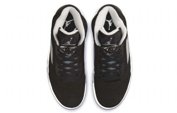Nike Air Jordan 5 Retro Basketball Sko Til Mænd Sort