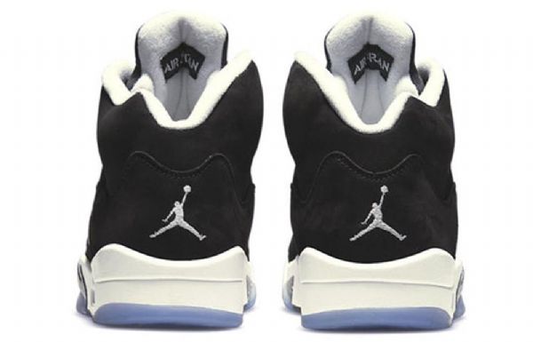 Nike Air Jordan 5 Retro Basketball Sko Til Mænd Sort