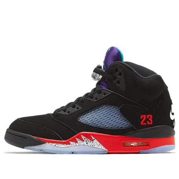 Nike Air Jordan 5 Retro Basketball Sko Til Mænd Sort