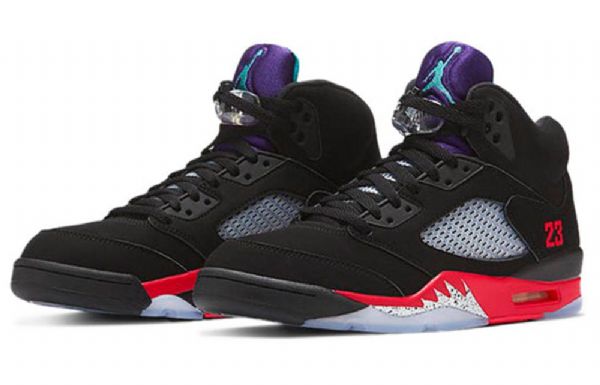 Nike Air Jordan 5 Retro Basketball Sko Til Mænd Sort