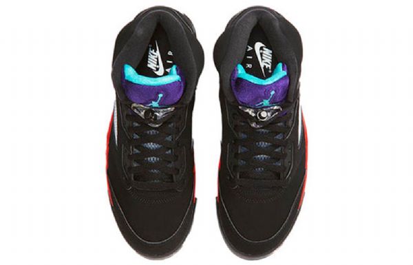 Nike Air Jordan 5 Retro Basketball Sko Til Mænd Sort