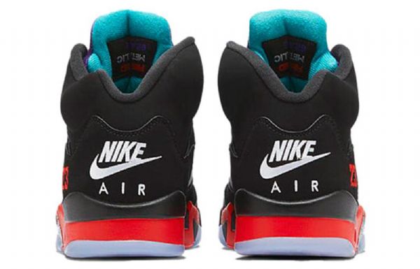 Nike Air Jordan 5 Retro Basketball Sko Til Mænd Sort