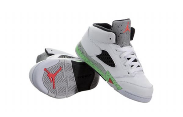 Nike Air Jordan 5 Retro Bt Sko Til Børn Hvid