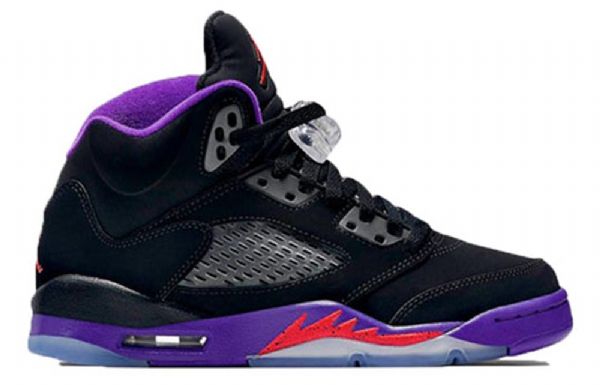Nike Air Jordan 5 Retro Gg Basketball Sko Til Mænd Sort Lilla