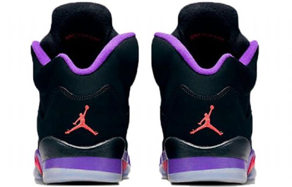Nike Air Jordan 5 Retro Gg Basketball Sko Til Mænd Sort Lilla
