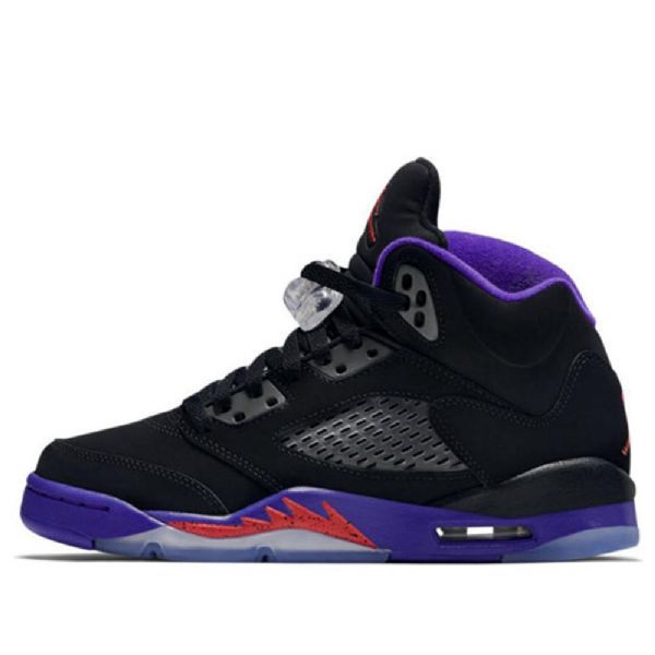 Nike Air Jordan 5 Retro Gg Basketball Sko Til Mænd Sort Lilla