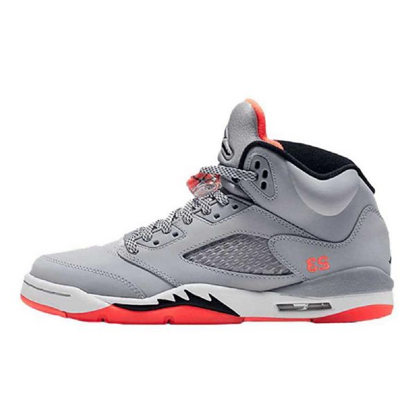 Nike Air Jordan 5 Retro Gg Sko Til Mænd Grå