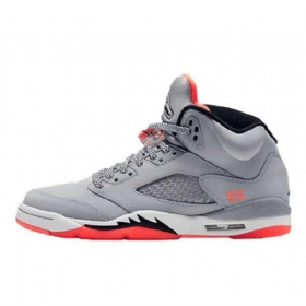 Nike Air Jordan 5 Retro Gg Sko Til Mænd Grå