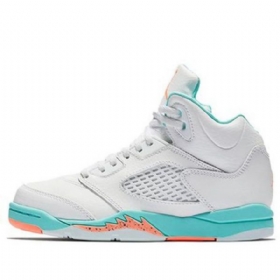 Nike Air Jordan 5 Retro Gp Basketball Sko Til Mænd Lys Turkis