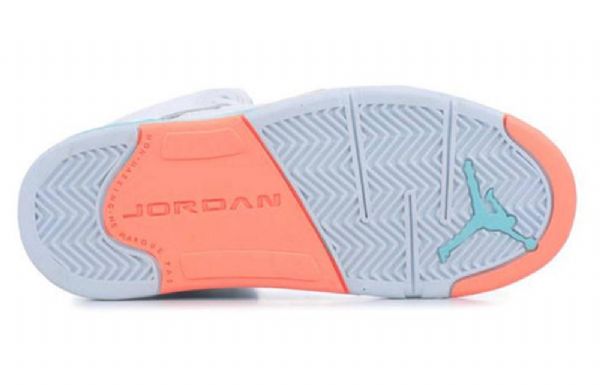 Nike Air Jordan 5 Retro Gp Basketball Sko Til Mænd Lys Turkis