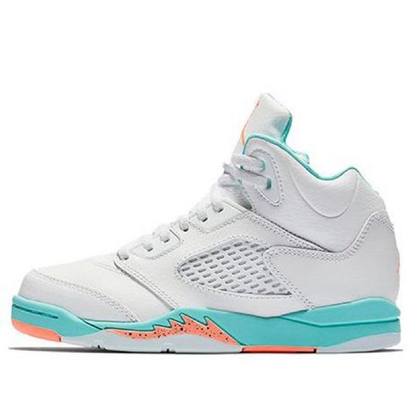 Nike Air Jordan 5 Retro Gp Basketball Sko Til Mænd Lys Turkis