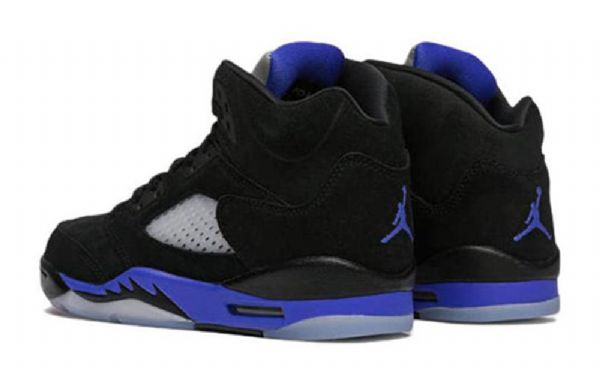 Nike Air Jordan 5 Retro Gs Basketball Sko Til Mænd Blå