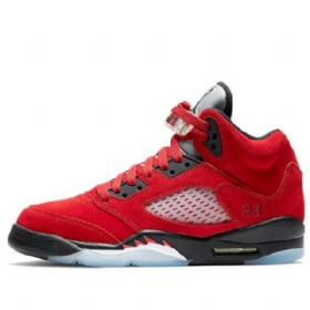 Nike Air Jordan 5 Retro Gs Basketball Sko Til Mænd Rød
