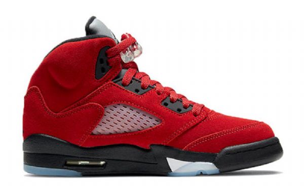 Nike Air Jordan 5 Retro Gs Basketball Sko Til Mænd Rød