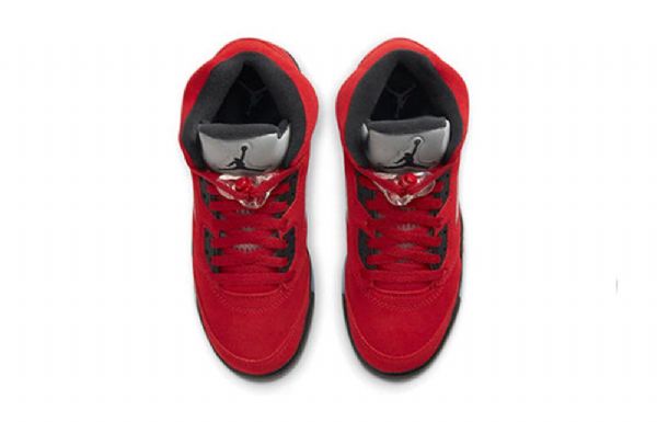 Nike Air Jordan 5 Retro Gs Basketball Sko Til Mænd Rød