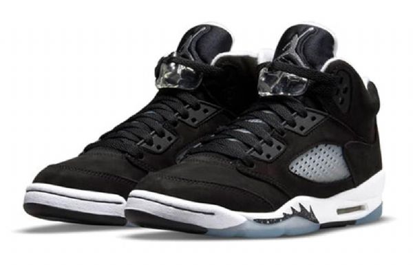 Nike Air Jordan 5 Retro Gs Basketball Sko Til Mænd Sort