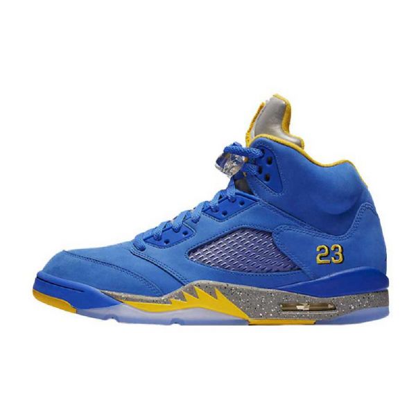 Nike Air Jordan 5 Retro Jsp Laney Sko Til Mænd Blå