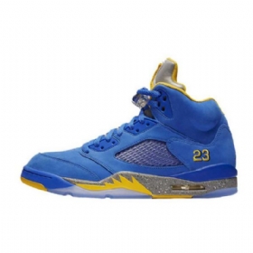 Nike Air Jordan 5 Retro Jsp Laney Sko Til Mænd Blå